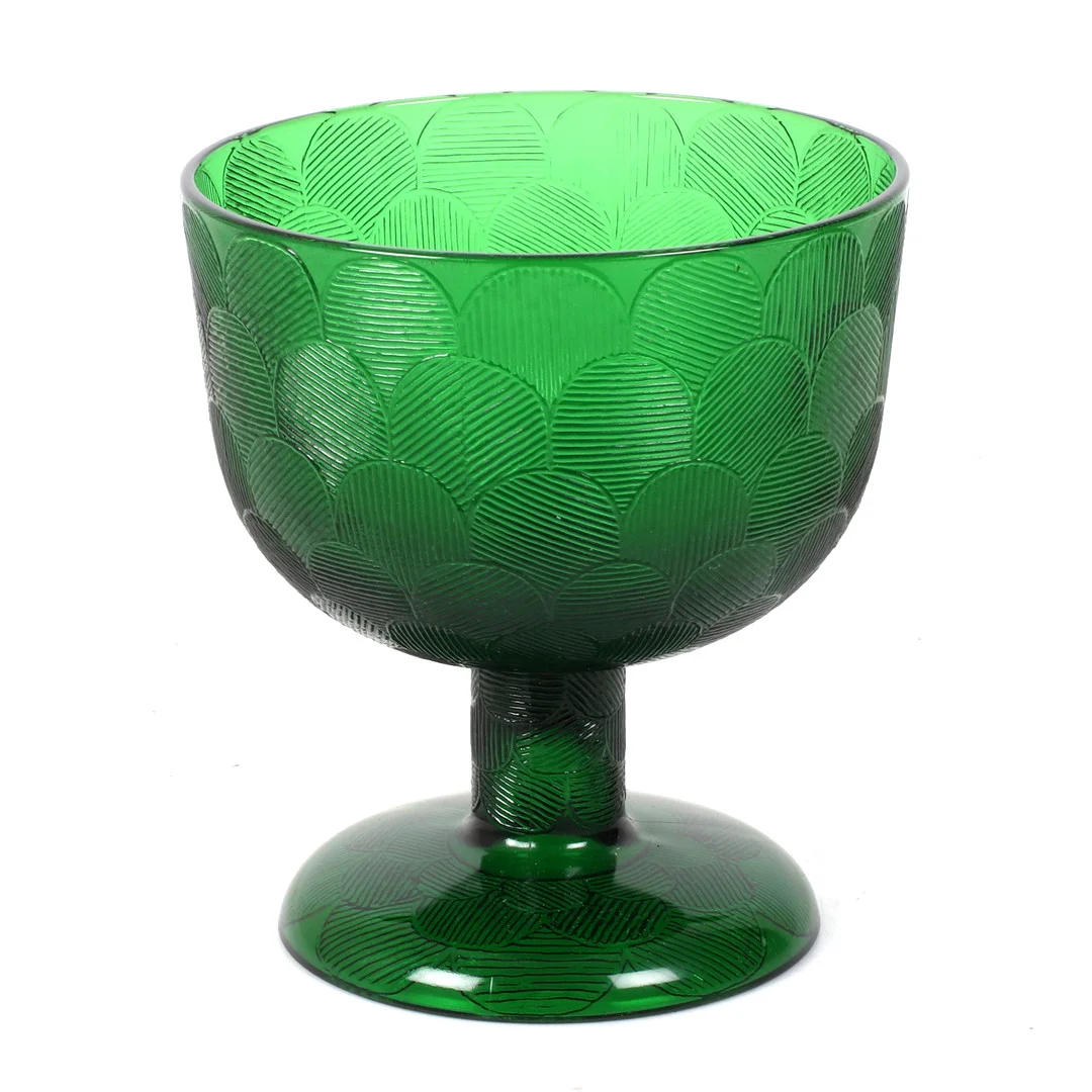 HEIKKI ORVOLA. Skål på fot, "Miranda", glas, Arabia. — Art glass — Stadsauktion Sundsvall