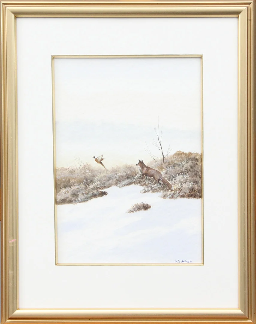 ARVID ANDERSSON. AKVARELL, på papper, signerad. — Paintings — Kalmar Auktionsverk