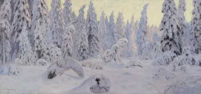 Hansteen, Nils — Vinter i Nordmarken, 1904