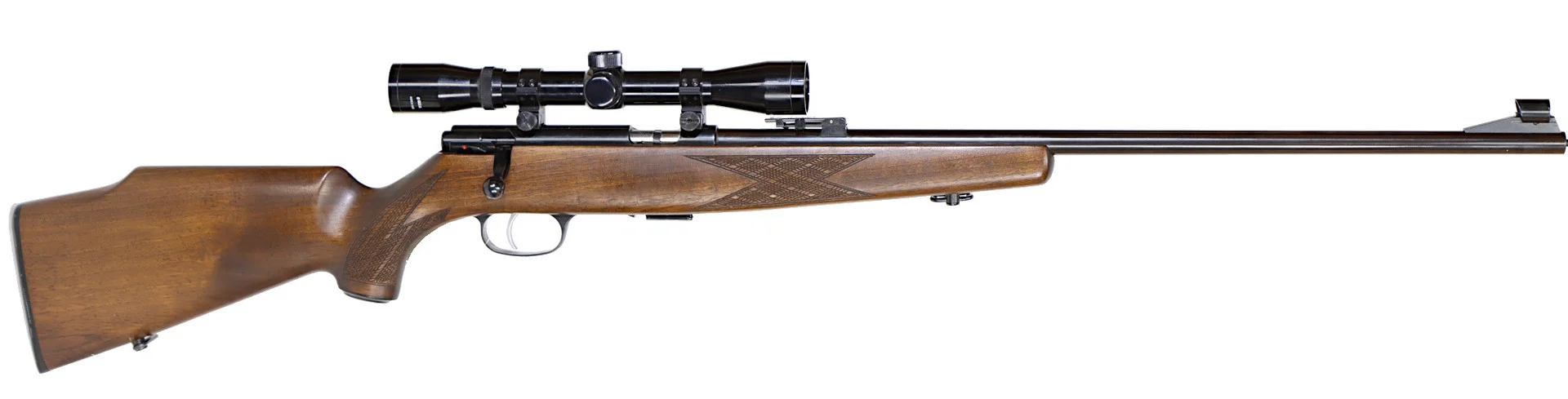 KULGEVÄR, Repeter, fabrikat Krico, modell 302, kaliber .22LR, tillv.nr 360865, se-nr SE0211218. — Rifles — Walter Borg