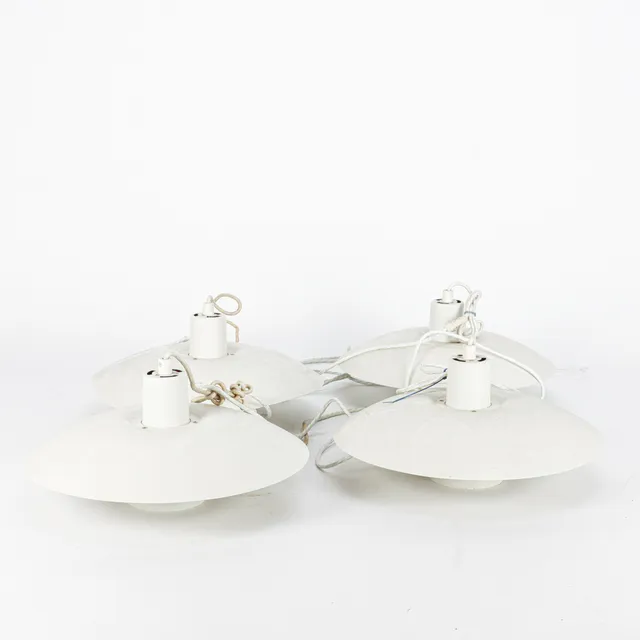Poul Henningsen for Louis Poulsen. Four PH4/3 pendants (4)