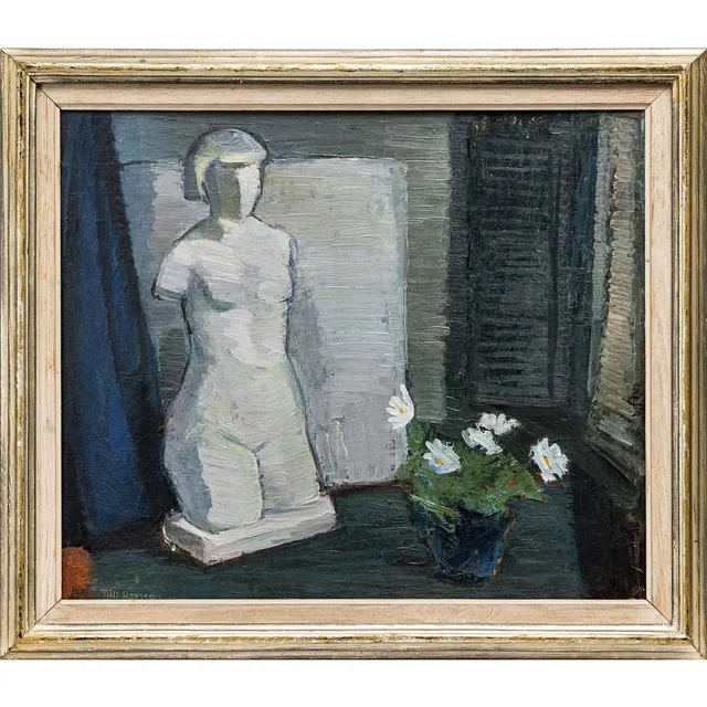 NILS HANSSON (1900-1996). Stilleben, olja på pannå, signerad.