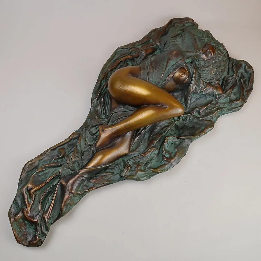 GUSTAV KLIMT. NACH. "Weiblicher Rückenakt". — Sculptures & Bronzes — Auktionshaus Blank