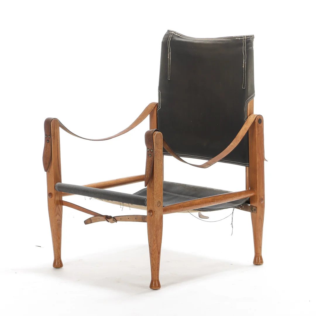 Kaare Klint. Safari chair made of patinated ash — Furniture/Lounge chairs — Lauritz