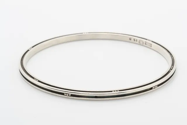 Georg Jensen vintage armring af sterling sølv, dessin nr. 51B