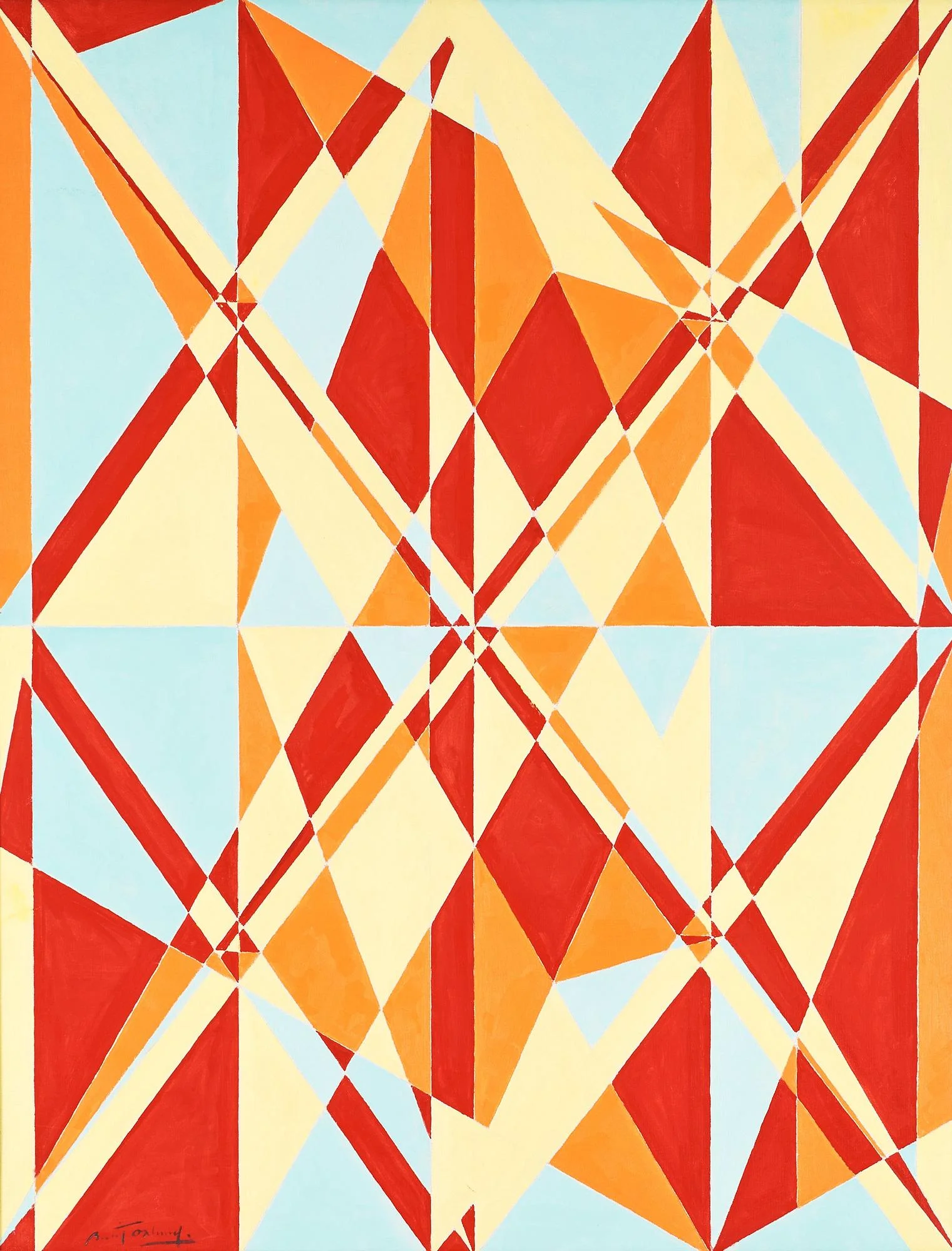 Bertil Öhlund, "Dioptrique rouge- jaune II". — Bukowskis