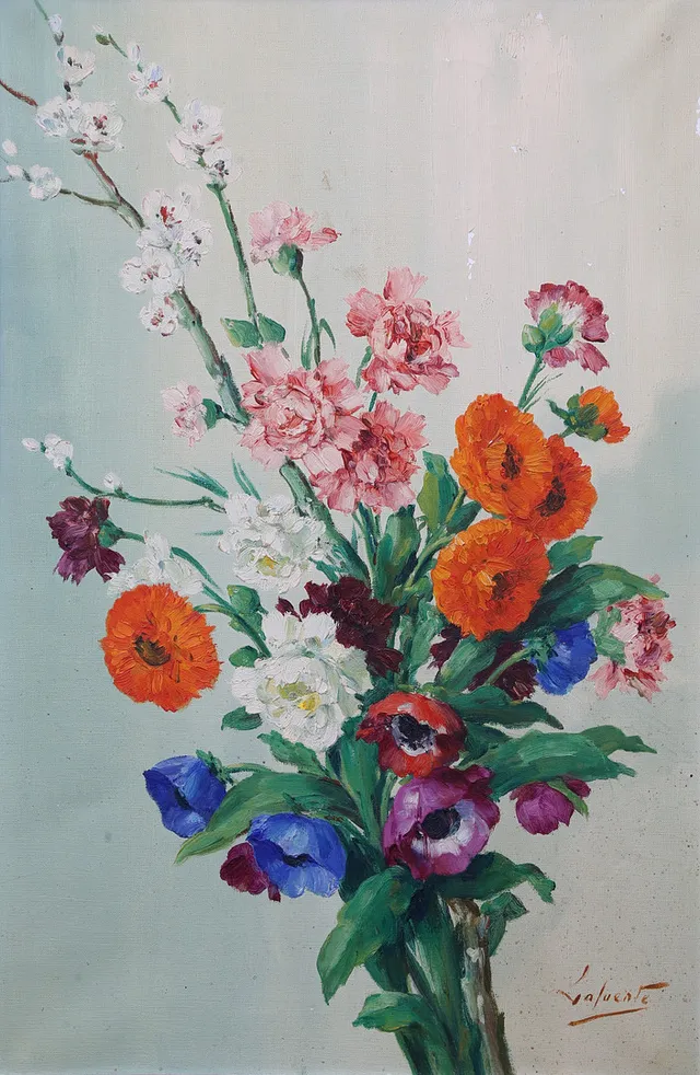 LAFUENTE. Flowers vase.