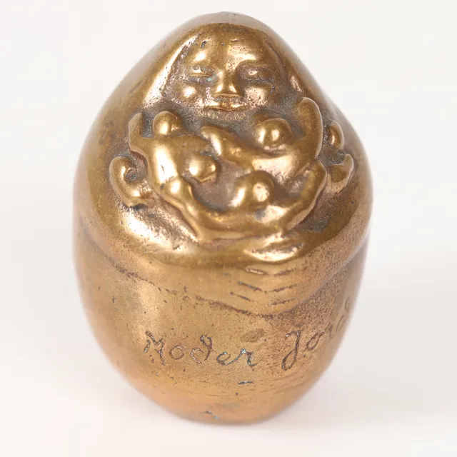 DAVID WRETLING. EFTER. Skulptur, "Moder Jord", brons, osignerad.