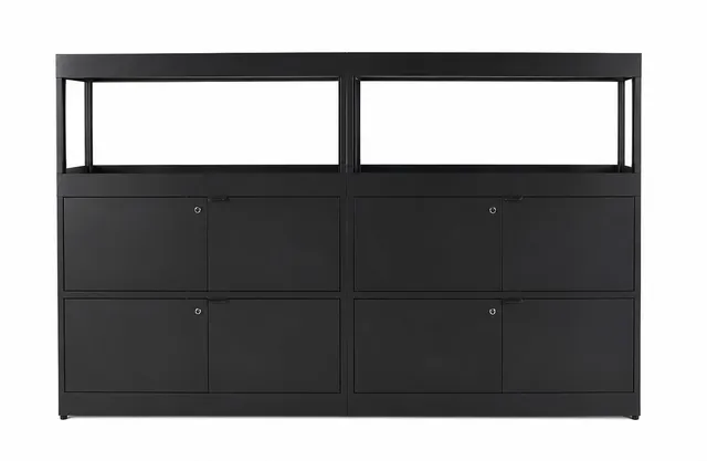 Stefan Diez for HAY. Freestanding shelf, New Order, charcoal.