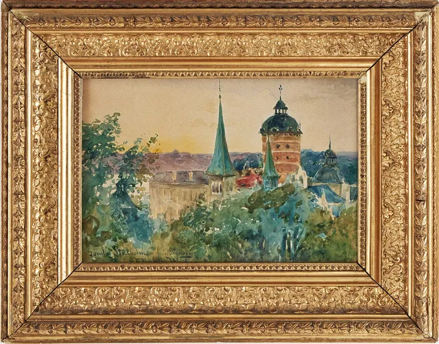 ELISABETH WARLING. "Gamla Stockholm från Skansen".
