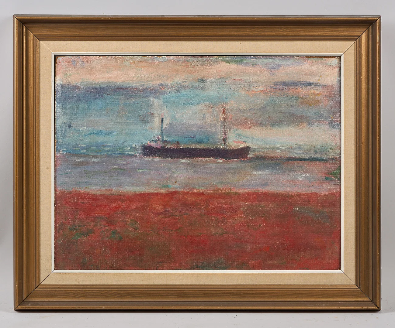 RAFAEL WARDI (1928-2021). "Enskär", a tergo signerad, olja på pannå. — Paintings — Stockholms Auktionsverk Helsinki