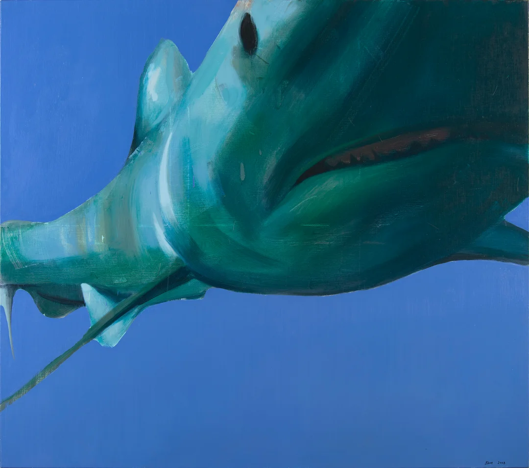Blom, Kenneth — "Hai" 2008 — Kunst/Maleri — Blomqvist