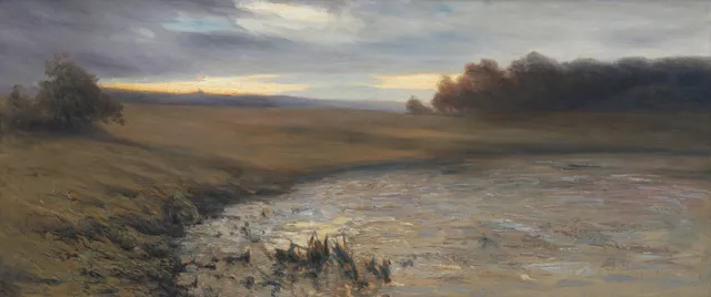 AXEL FAHLCRANTZ. "VID TRÄSKET".