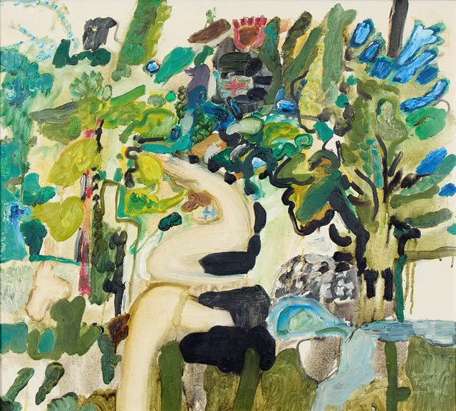 ANDERS FOGELIN. "Landskap med väg".