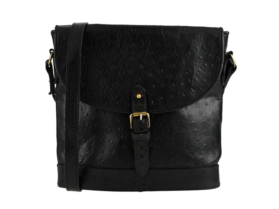 VÄSKA, MULBERRY, Vintage, svart präglat läder, beslag i mässing, 24x23x6 cm, bruksslitage. — Accessoarer/Väskor — Kaplans