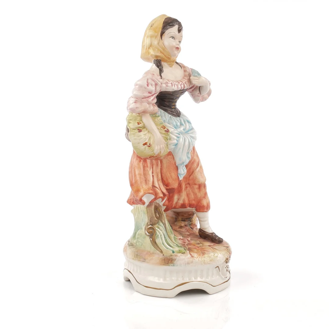 SKULPTUR, keramik, Capodimonte, Italien. — European — Auktionsfirma Kenneth Svensson i Kalmar