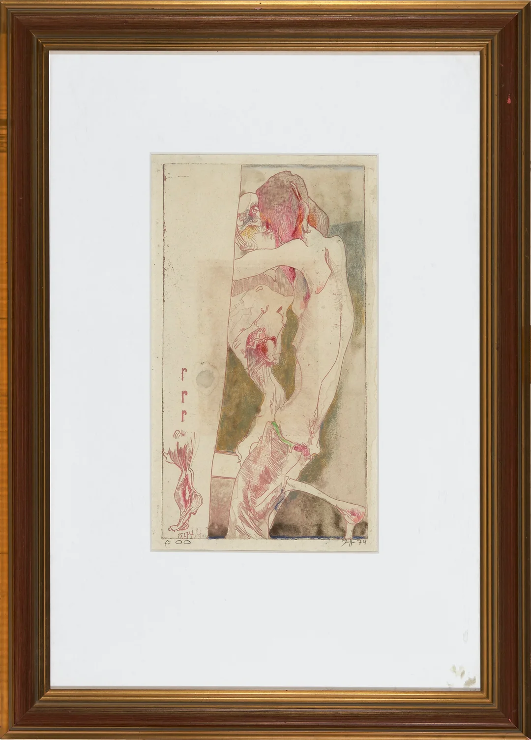 Janssen, Horst — "Bettina" 1974 — Kunst/Grafikk — Blomqvist