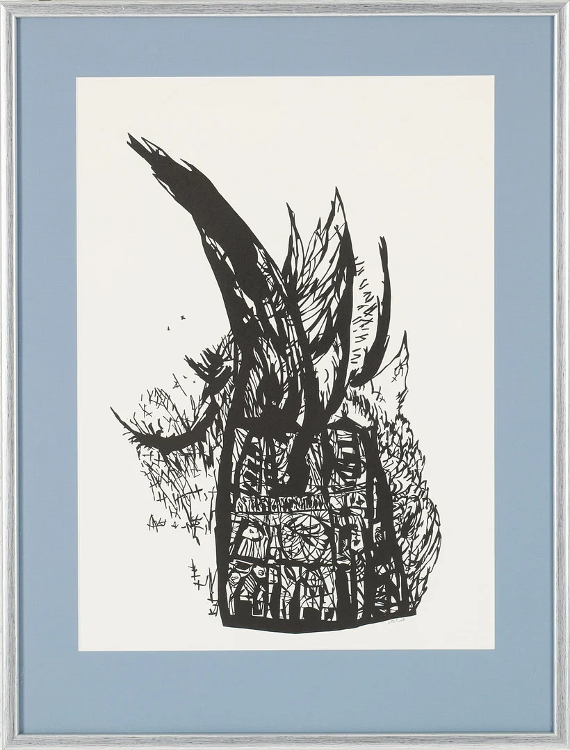 HERMAN TALVIK. Utan titel. — Engravings & Prints — Stockholms Auktionsverk Magasin 5