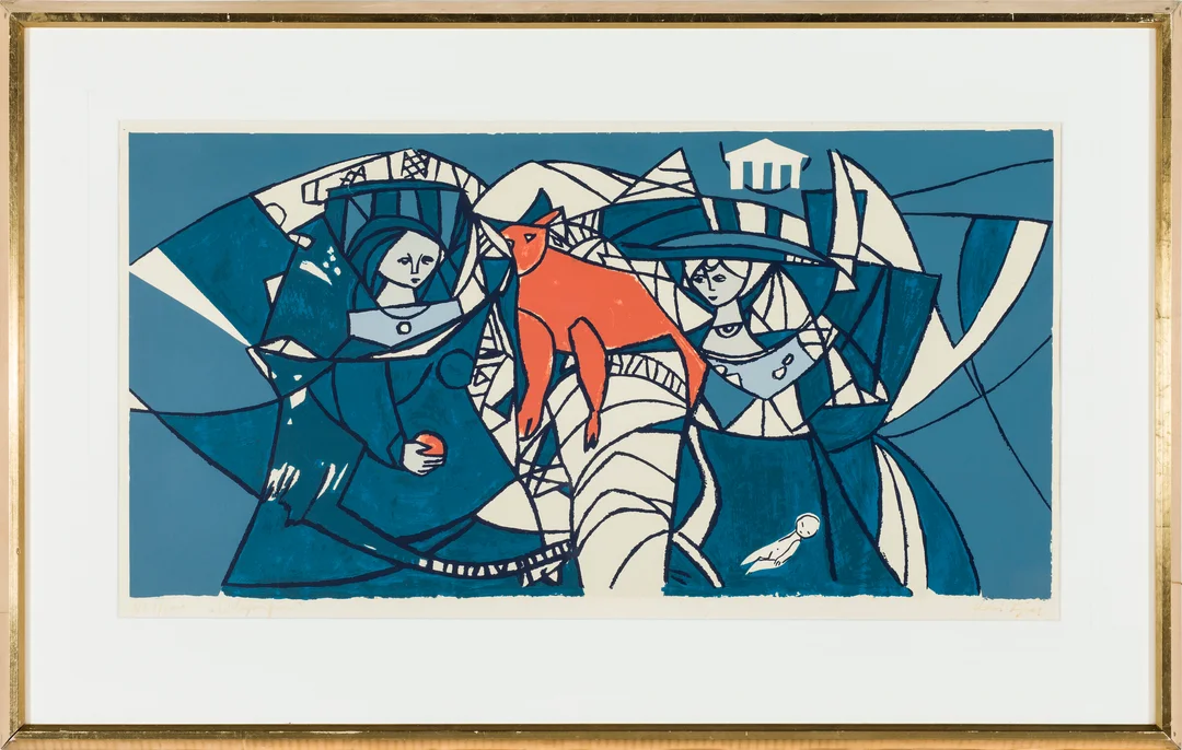 Fjell, Kai — "Olympen" 1967 — Kunst/Grafikk — Blomqvist