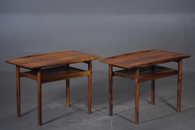 Grete Jalk, sofaborde / sideborde af palisander (2)