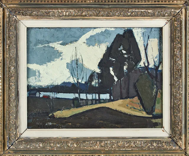 IVAR EKELUND (1908-2002). Landskap, olja på duk, signerad Ekelund.
