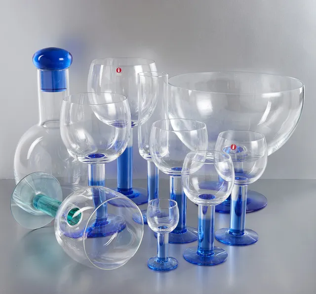 KERTTU NURMINEN. Glasservis, "Mondo", 94 delar, Iittala. PROVENIENS: Gert Klötzke, Kock och Professor i Gatronomi.