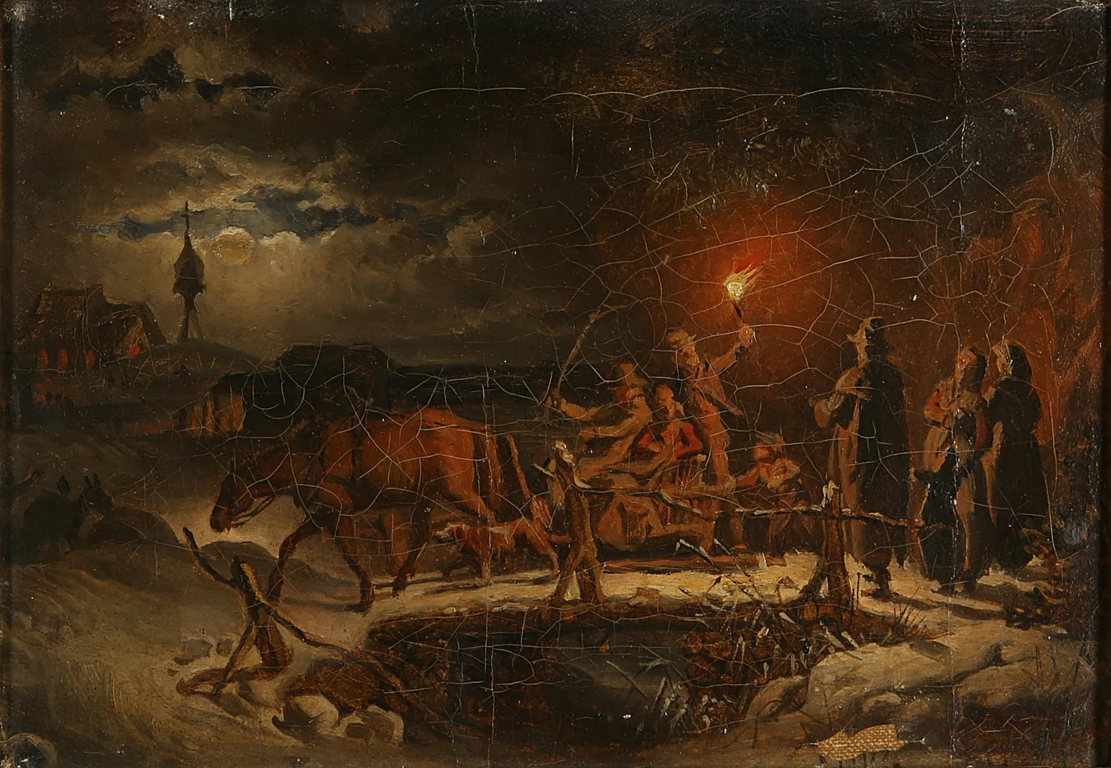 KILIAN ZOLL. attribuerad, olja på duk, osignerad. — Paintings — Auktionshuset Kolonn