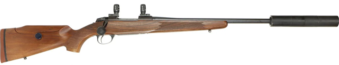 KULGEVÄR MED LJUDDÄMPARE, fabrikat Sako, modell 85 Hunter, kaliber .308W, tillv.nr 53675, se-nr SE2583396. — Rifles — Walter Borg