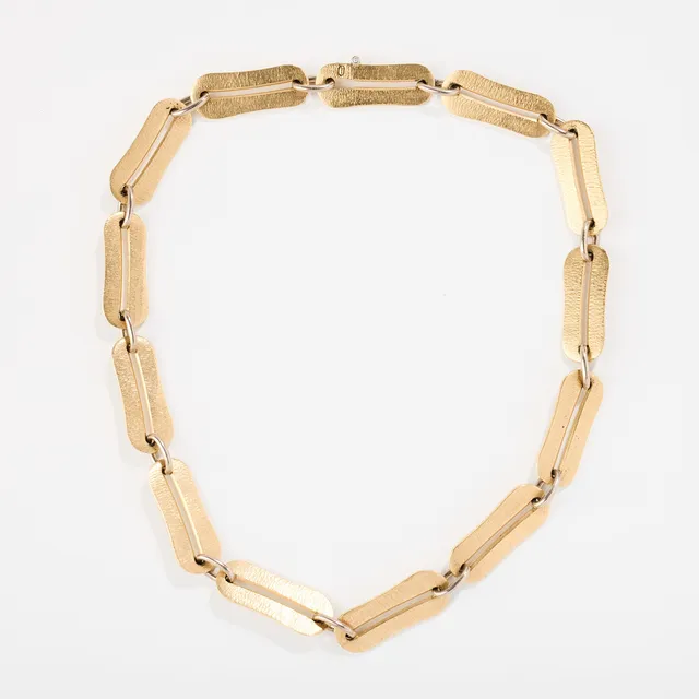 OLE LYNGGAARD. Necklace, 18K gold with a diamond, Denmark.