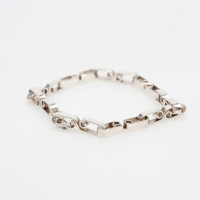 ARMBAND 2 stycken, silver, vikt ca 30.