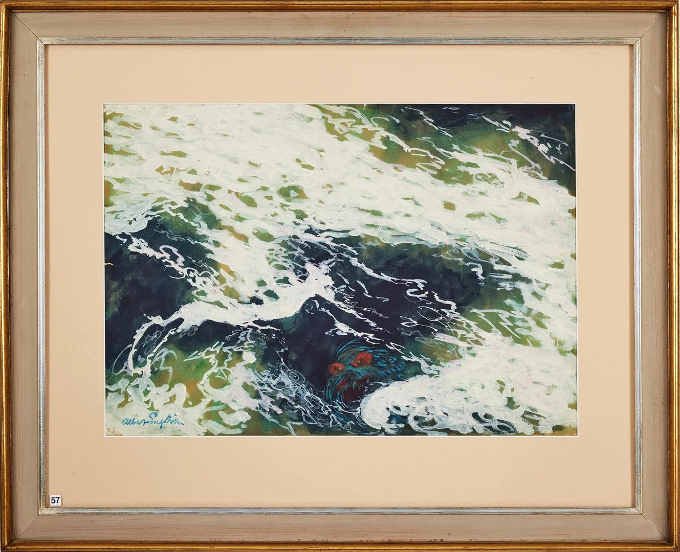 ALBERT ENGSTRÖM. "Näcken". — Drawings — Stockholms Auktionsverk Fine Art