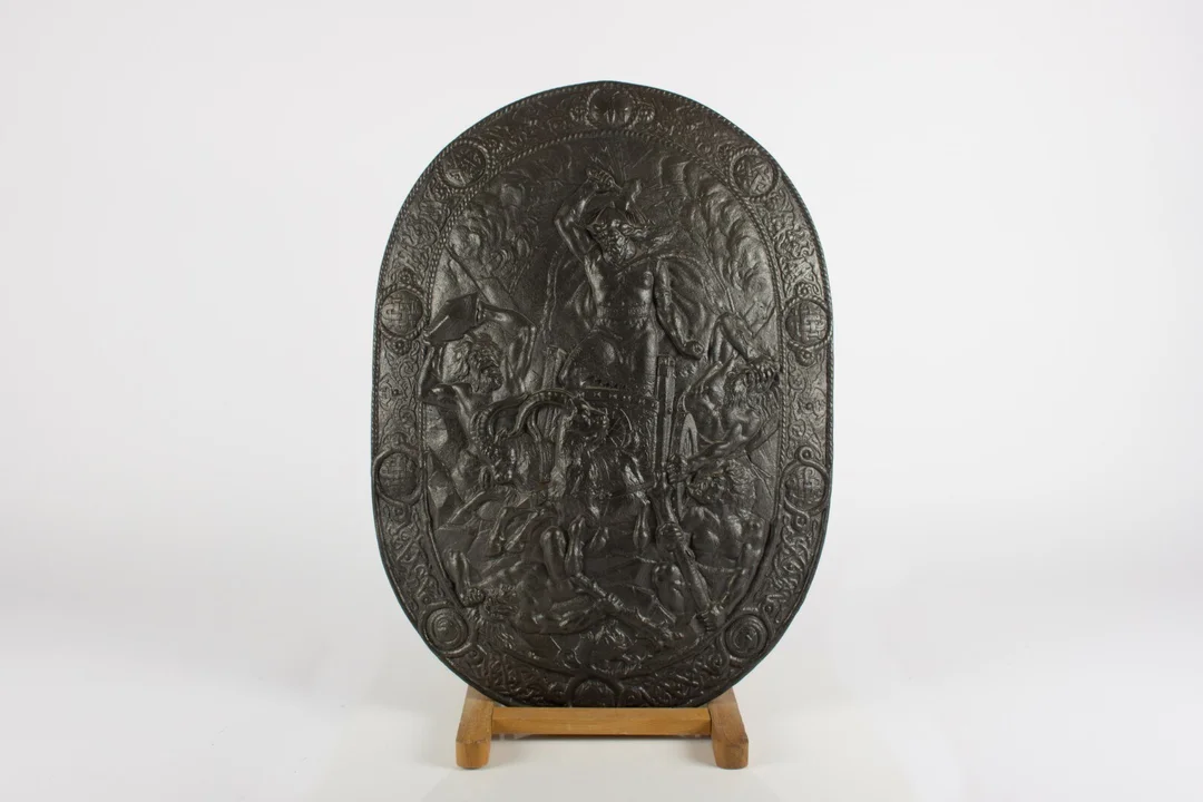 Plade i støbejern med motiv af Thor — Hobby and collectibles/Collectibles — Lauritz