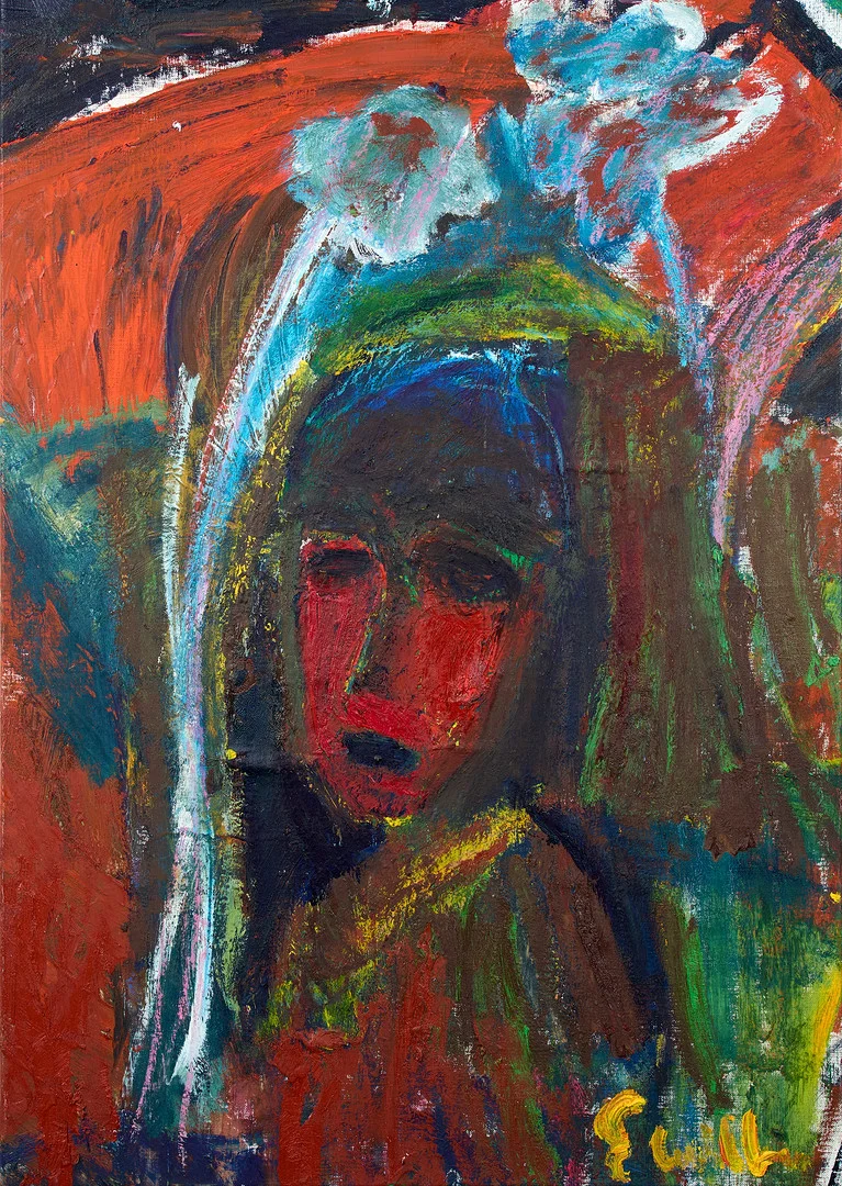 ERLAND CULLBERG. Figurkomposition. — Paintings — Uppsala Auktionskammare