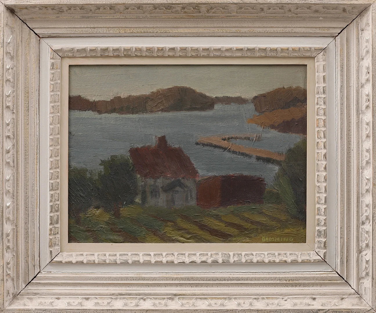 BENGT DIMMING. Kustmotiv, olja på duk, signerad. — Paintings — Göteborgs Auktionsverk