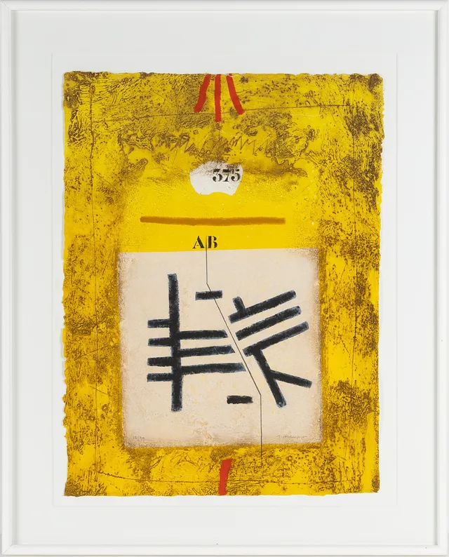 JAMES COIGNARD. Komposition, carborundumetsning.