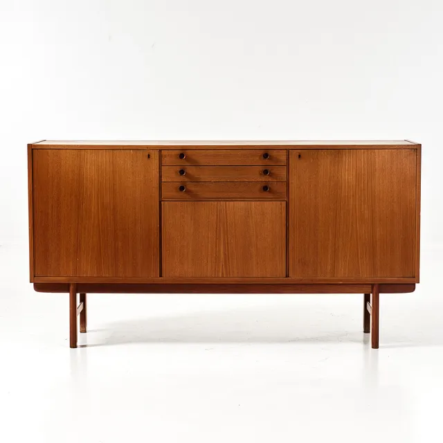 SIDEBOARD, fanérat i teak, 1960-tal.