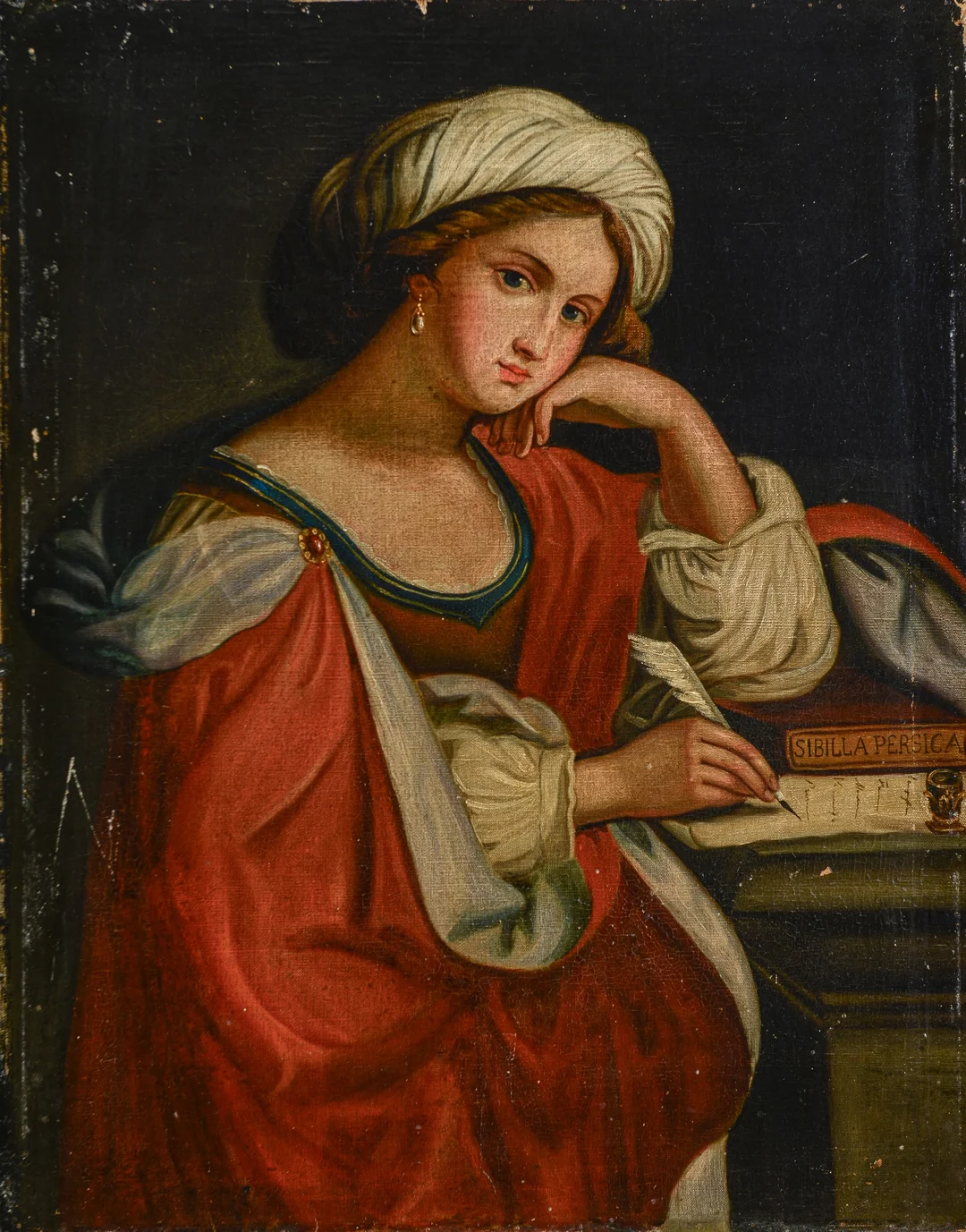 Giovanni Francesco Barbieri, called 'il Guercino', after. 'The Persian Sibyl', c. 1800 — Paintings and sculptures/Older pictorial arts — Lauritz