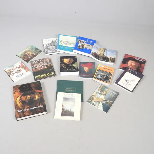 A QUANTITY OF ART REFERENCE BOOKS, MOSTLY ON DUTCH AND FLEMISH ART.