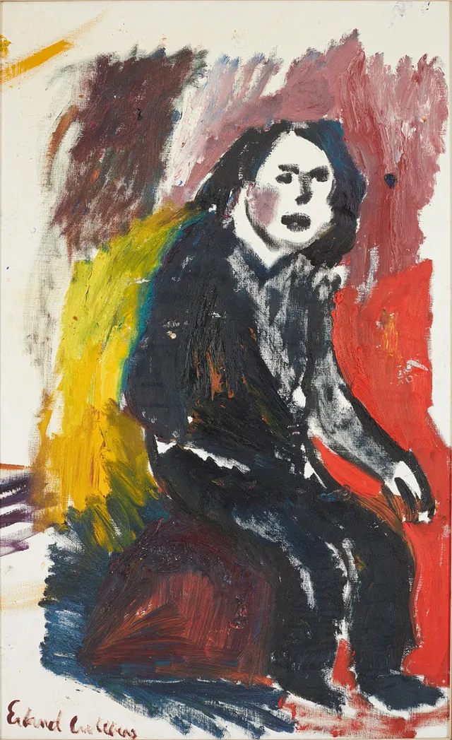 ERLAND CULLBERG. "Självporträtt".