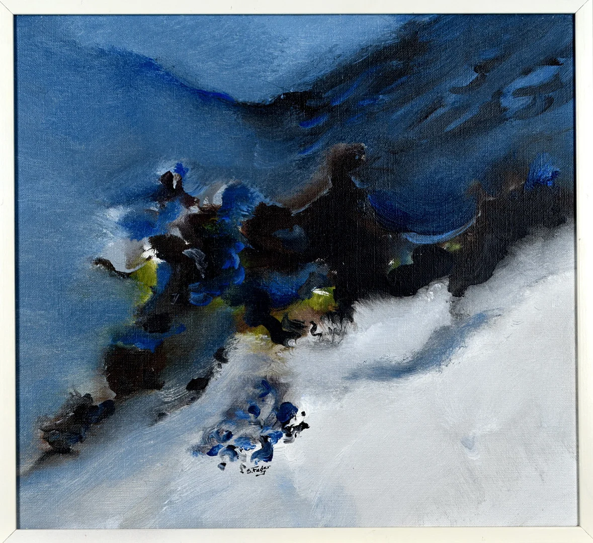 SIXTEN FAGER. Olja på duk, "Vårdag i högfjäll". — Paintings — Norrlands Auktionsverk