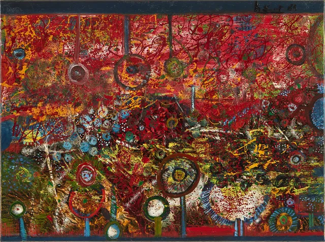 HENRI SERT (1939-1964). Komposition, olja på duk.