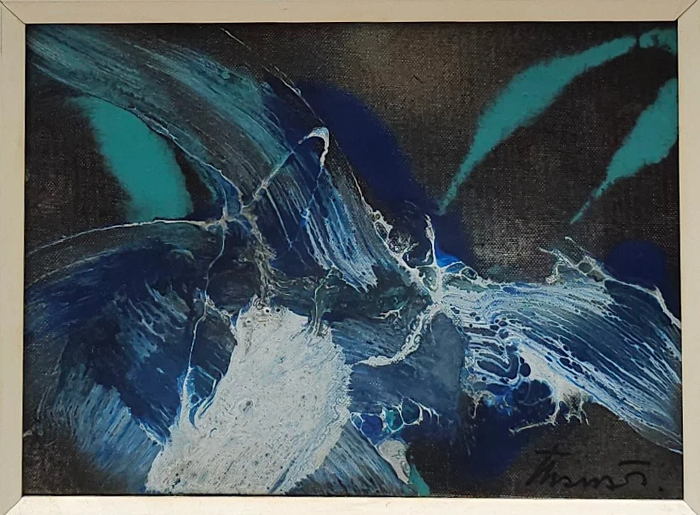 JOAN JOSEP THARRATS. ÓLEO SOBRE TABLEX "COMPOSICIÓN". — Paintings — Barcelona Auctions
