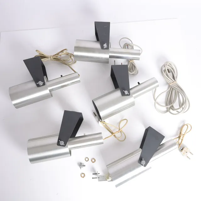 Hans Jeppesen for Fog & Mørup: 5 x Sonet wall lamps. Circa 1970. (5)