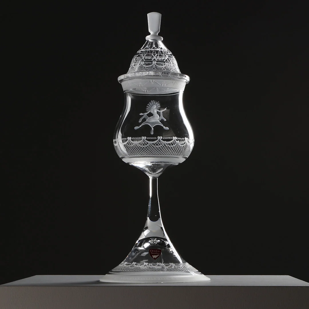 SIMON GATE. LOCKPOKAL. — Art glass — Skånes Auktionsverk