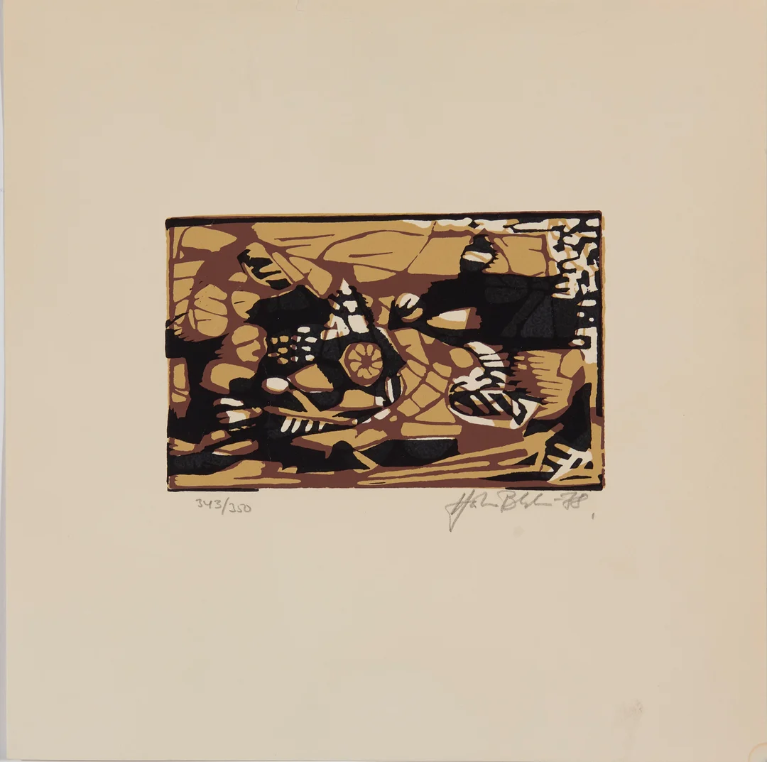 Bleken, Håkon — "Strandfragment" 1978 — Kunst/Grafikk — Blomqvist