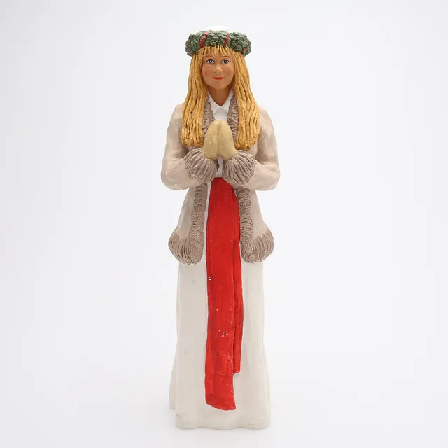 ERKERS MARIE PERSSON. FIGUR, "LUCIA".