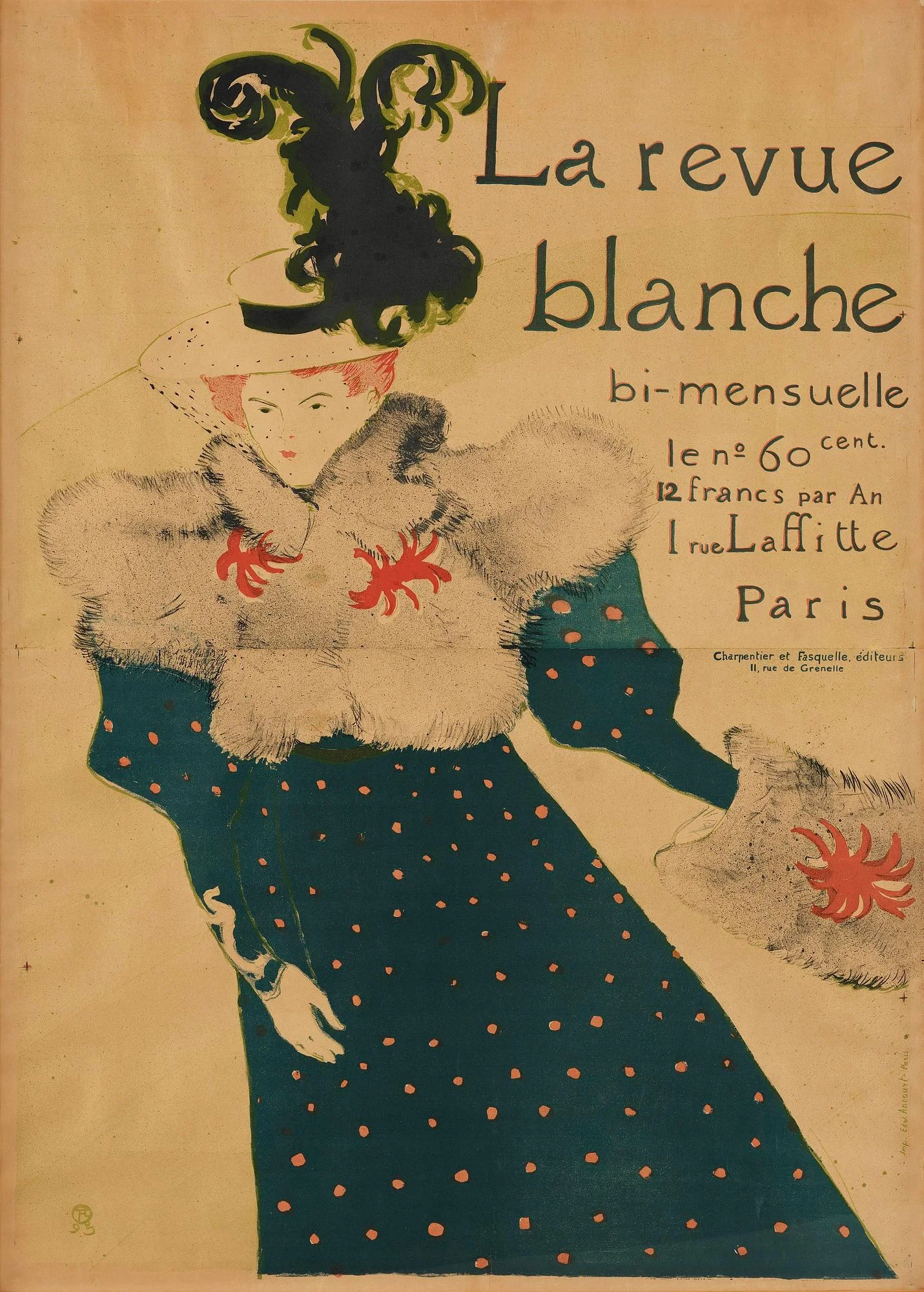 Henri de Toulouse-Lautrec, "La Revue blanche". — Bukowskis