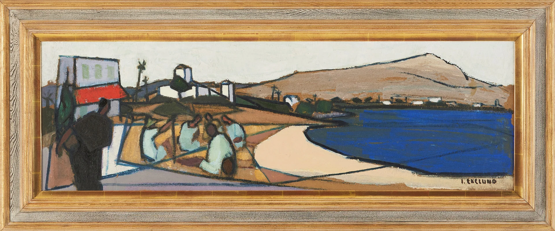 IVAR EKELUND (1908-2002). Kustlandskap från Mellanöstern. — Paintings — Stockholms Auktionsverk Magasin 5