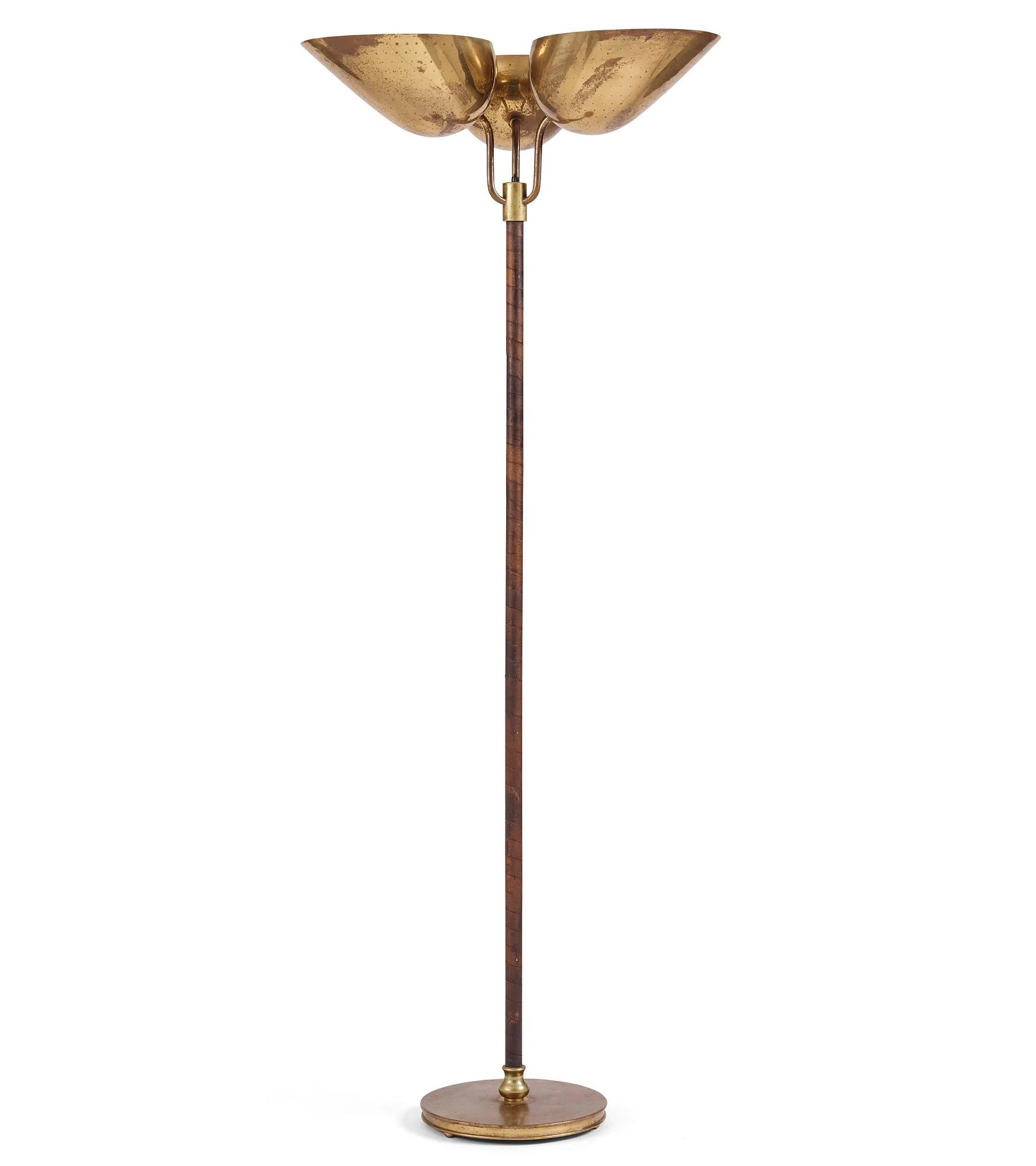 Carl-Axel Acking, golvlampa, modell "2645", Bröderna Malmströms metallvarufabrik, 1940-50-tal. — Bukowskis