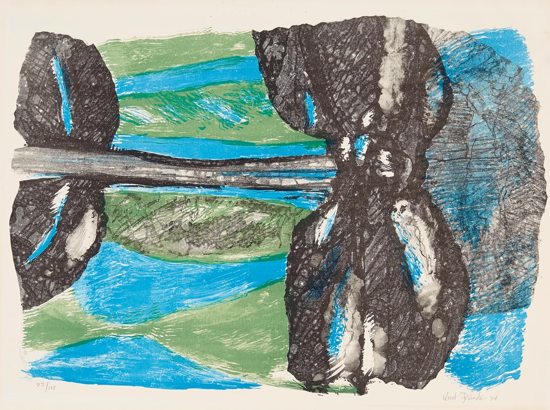 Rumohr, Knut — Komposisjon, 1976 — Kunst/Grafikk — Blomqvist